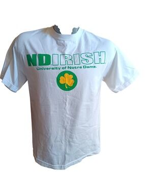 Small T-shirt University Of Notre Dame ND Irish White Champs Sports